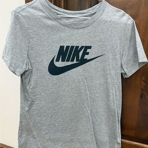 Nike Grey T-Shirt with Navy Logo